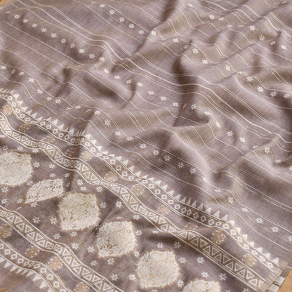 Chanderi Silk Unstitched Suit